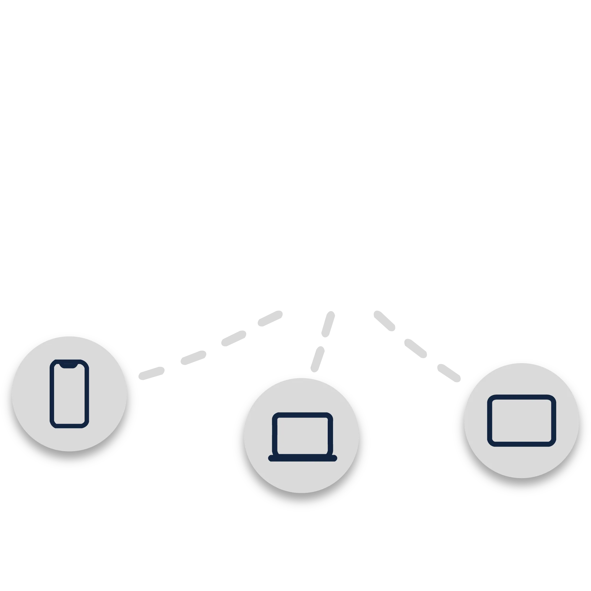 Ilustración de nube web conectada con dispositivos